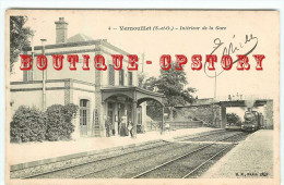 78  VERNOUILLET < ARRIVEE Du TRAIN En GARE < BAHNHOF < RAILWAY STATION < DOS SCANNE - Vernouillet