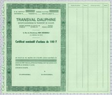 Sté Dauphinoise De Transport De Valeurs, Transval Dauphine à Grenoble (Blanquette) - Transport