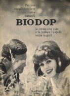 # BIODOP CREMA CAPELLI 1950s Advert Pubblicità Publicitè Reklame Hair Cream Lotion Cheveux Locion Haarwasser Beautè - Sin Clasificación