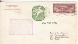 12-Stati Uniti-U.S.A.-5c. Posta Aerea-Air Mail-Aeroporto-Airport -Aviazione-Aviation-Councie Bluffs-Iowa-1931. - 1c. 1918-1940 Lettres
