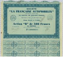 Sté La Française Automobiles - Transportmiddelen
