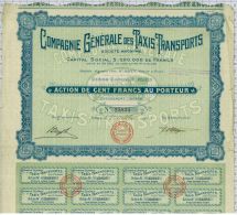 Cie Générale Des Taxis Transports - Automobile