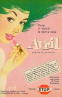 # AVRIL ROUGE STOP PARIS 1950s Advert Pubblicità Publicitè Reklame Lipstick Rossetto Lapiz  Labial Beautè - Non Classés