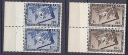UnitedNations(New York)1953: Yvert17/18mnh** Pairs - Unused Stamps