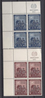 UnitedNations(New York)1953: Yvert15/16mnh** Blocks - Nuevos