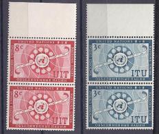 UnitedNations(New York)1956: UIT Yvert40/1mnh**pair - Unused Stamps