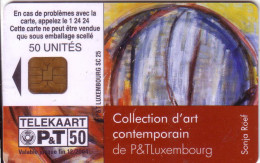 LUXEMBOURG 50U SC25 ART CONTEMPORAIN UT - Luxemburg