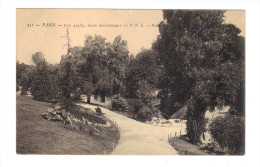 Paris: Parc Montsouris, Une Allee (14-1051) - Arrondissement: 14