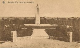 Ieper-Ypres- Canadian War Memorial, St. Julien. - Soldatenfriedhöfen