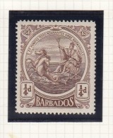 King George V - 1916 - Barbados (...-1966)