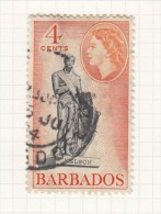 QUEEN ELIZABETH II - 1953 - Barbades (...-1966)