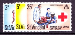 St Vincent, 1970, SG 305 - 308, Set Of 4, MNH - St.Vincent (...-1979)