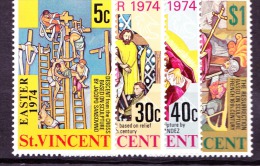 St Vincent, 1974, SG 383 - 386, Set Of 4, MNH - St.Vincent (...-1979)