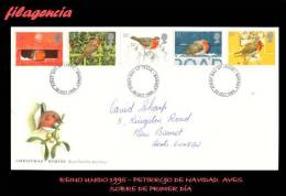 EUROPA. GRAN BRETAÑA SPD-FDC. 1995. AVES. PETIRROJO DE NAVIDAD - 1991-2000 Em. Décimales