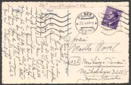 BuM0466 - Böhmen Und Mähren (1944) Pilsen 3 - Plzen 3 (machine Postmark), Postcard: Plzen; Tariff: 60h - Briefe U. Dokumente