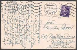 BuM0467 - Böhmen Und Mähren (1944) Pilsen 3 - Plzen 3 (machine Postmark); Postcard: Plzen; Tariff: 60h - Briefe U. Dokumente