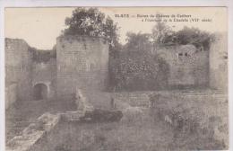 CPA DPT 33 BLAYE, RUINES DU CHATEAU DE CARIBER  En 1902!! - Blaye