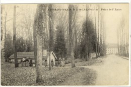 Carte Postale Ancienne Saint Vrain - Le Lavoir Et L'Usine De L'Epine - Métiers, Laveuses, Lavandières - Saint Vrain