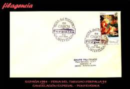 EUROPA. ESPAÑA. ENTEROS POSTALES. MATASELLO ESPECIAL 1994. FERIA DEL TURISMO FERPALIA 94 - 1931-....