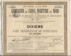 CANAL MARITIME DU NORD - Navegación