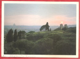 CARTOLINA NV ITALIA - ROMA - Veduta Panoramica Da Villa Borghese - 11 X 16 - Mehransichten, Panoramakarten