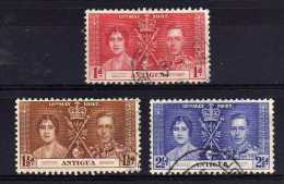 Antigua - 1937 - Coronation - Used - 1858-1960 Colonia Británica