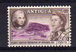 Antigua - 1961 - 20 Cents Restoration Of Nelson's Dockyard - Used - 1960-1981 Autonomia Interna