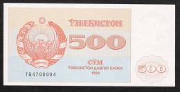 UZBEKISTAN P69b 500  SUM 1992 #TB    UNC. - Usbekistan