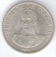 COLOMBIA 1 PESO 1974 - Colombie