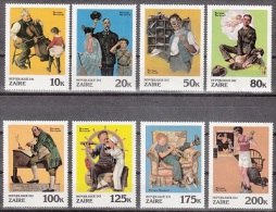 Zaire     Scott No. 1005-12    Unused Hinged   Year   1981 - Autres & Non Classés