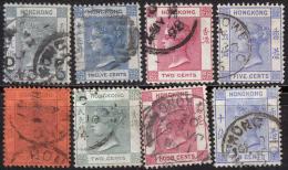 G.B. - HONG  KONG - CHINA - LOT  Q. VICTORIA - Used - GOOD - Usados