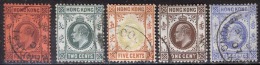 G.B. - HONG  KONG - CHINA - LOT  K. EDWARD  VII - Used - GOOD - Oblitérés