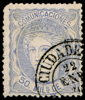 BALEARES - EDI O 107 - FECH. T.II \"CIUDADELA\ - Used Stamps