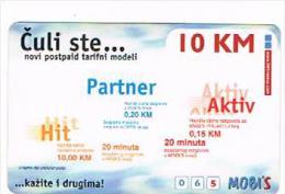 BOSNIA SERBA - SERBIAN BOSNIA  - TELEKOM SRPSKE (GSM RECHARGE) - PARTNER 10 - USED - RIF.3063 - Other - Europe
