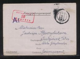 KRIEGSGEFANGENENPOST NAZI GERMANY THIRD REICH WW2 PRISONER OF WAR POW CAMP OFLAG VIIA MURNAU AI OVERPRINT SULEJOWEK GG - Camps De Prisonniers