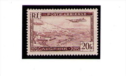 ALGERIE - N° PA 4A *  Infime Charnière - Poste Aérienne