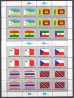 UnitedNations1981: Yvert341-56mnh** Sheetlets Catalogue Value 58Euros($79) - Blocks & Sheetlets