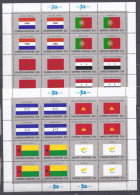 UnitedNations1989: Yvert547-62mnh** Sheetlets Catalogue Value 87Euros($118) - Hojas Y Bloques