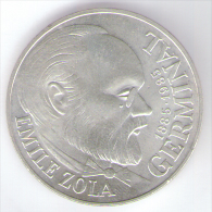 FRANCIA 100 FRANCS 1985 EMILE ZOLA GERMINAL  AG SILVER - Gedenkmünzen