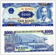 Vietnam Viet Nam UNC 5000 Dong Banknote 1991 - P#18 - Vietnam