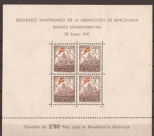 ESBCN29CF-L3684TESSC.España .Spain.Espagne.LIBERACION   DE BARCELONA.1941.(Ed 29*) Con Charnela .MAGNIFICA - Sonstige & Ohne Zuordnung