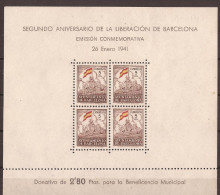 BCN29-L3684.España .Spain.Espagne.LIBERACION   DE BARCELONA.1941.(Ed 29**) Sin Charnela .MAGNIFICA - Barcelona