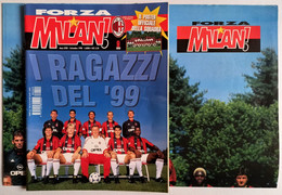 FORZA MILAN  DEL  SETTEMBRE 1998 -COMPLETO DI POSTER SQUADRA (CART 50 B) - Sports