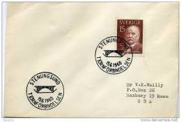 1960  Opening Of Stenungsund Bridge  Special Cancel - Cartas & Documentos