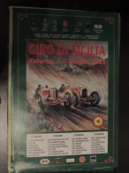 X MEMORABILIA SPORTS AUTO MANIFESTO ORIGINALE 70x100 GIRO DI SICILIA 2001 BY FERREIRA BASSO - Autosport - F1