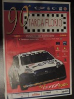 MANIFESTO ORIGINALE 70x100 90 TARGA FLORIO EDIZIONE DEL CENTENARIO FIAT ABARTH ERG B3 - Car Racing - F1