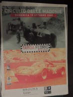 X MEMORABILIA SPORTS AUTO MANIFESTO ORIGINALE 70x100 90 TARGA FLORIO REVIVAL 2000 - Autosport - F1