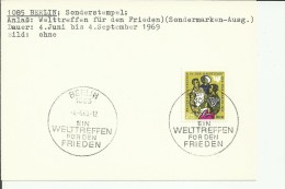 ALEMANIA DDR BERLIN WELTTREFFEN FUR DEN FRIEDEN - Other & Unclassified