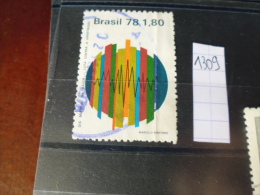 TIMBRE OBLITERE DU BRESIL YVERT N° 1309 - Used Stamps