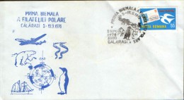 Romania- Occasionally Cover ,1976-  First Biennial Philately Polar - Evenementen & Herdenkingen